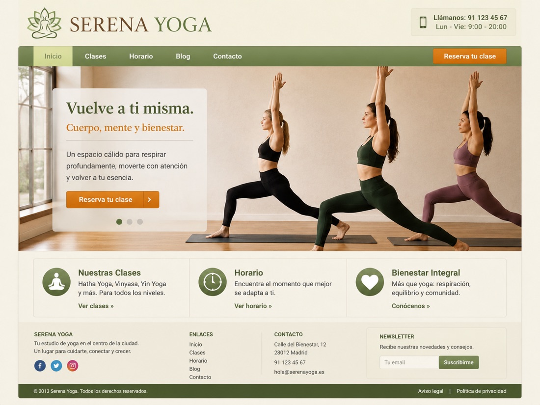 Ancien site de Serena Yoga